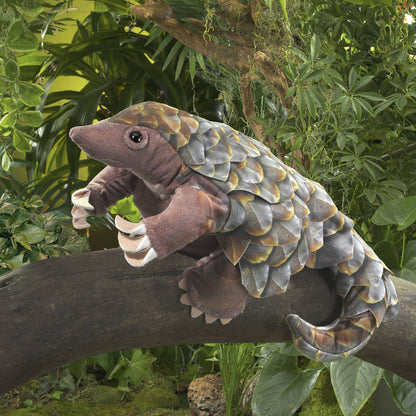 Marionnette à main Pangolin Folkmanis réaliste