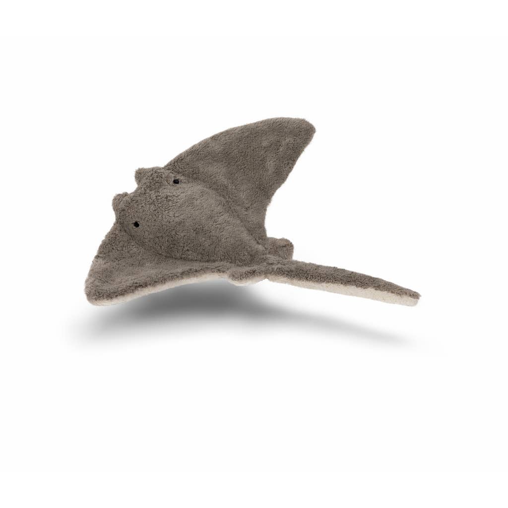 Small gray manta soft toy | Senger-Naturwelt