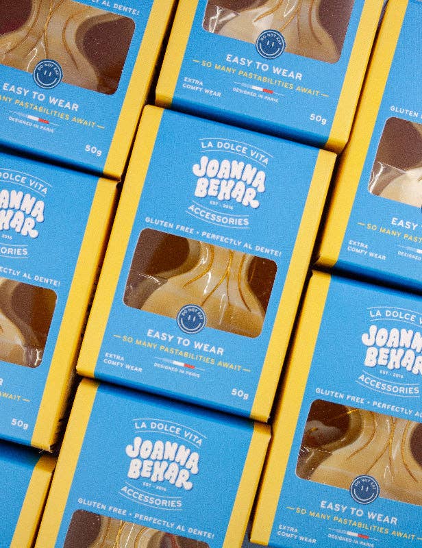 Pince à cheveux en – forme de nœud papillon de pâtes italiennes farfalle | Joanna Behar – vue 9