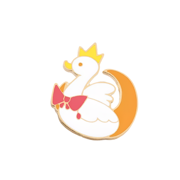 Pin's Canard Blanc Lune