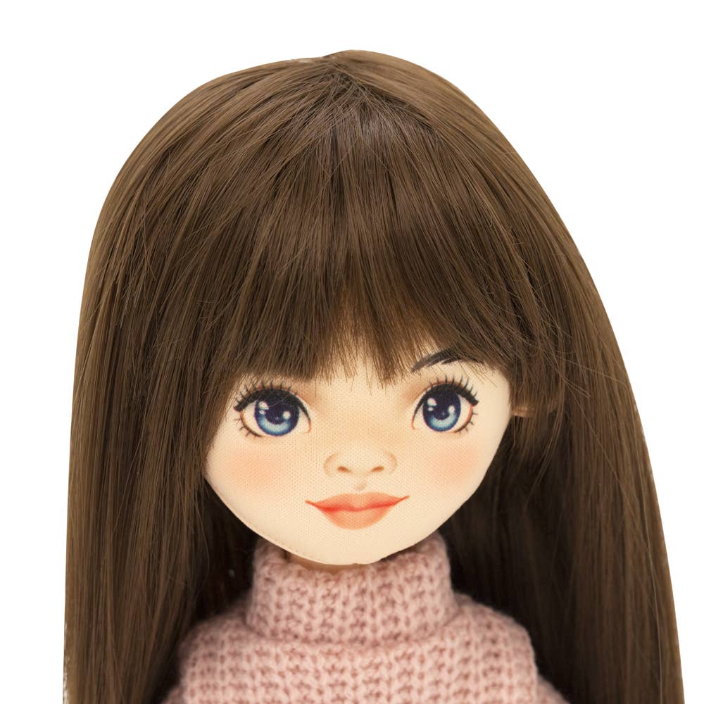 Sophie doll with denim skirt 32 cm