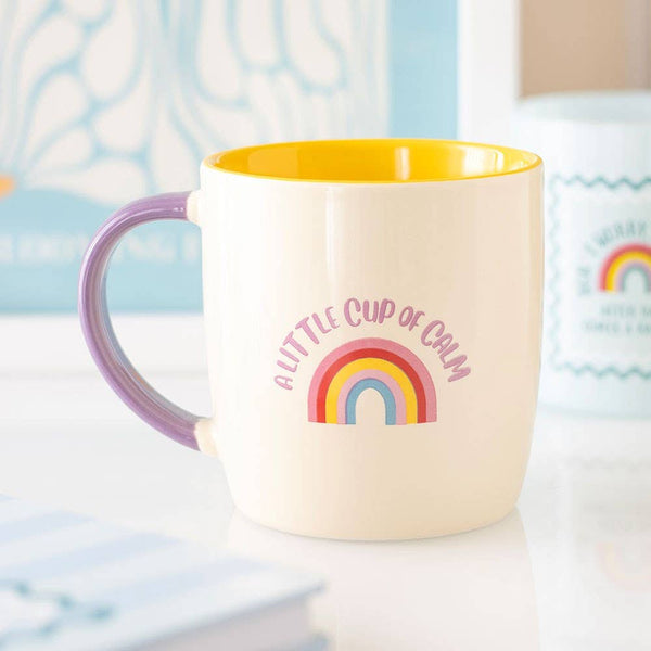 Mug arc-en-ciel "Une petite tasse de calme"