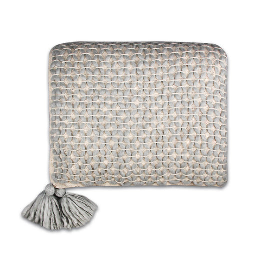 Grey Trellis Throw – 125 x 150 cm