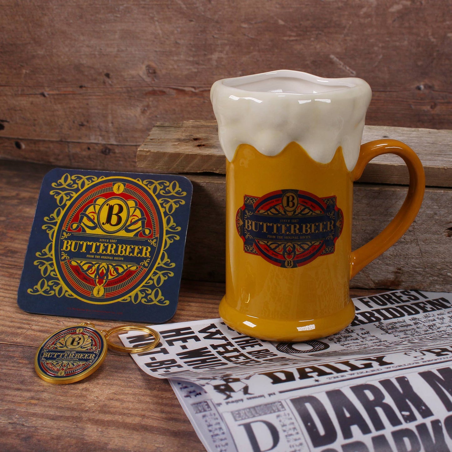 Box-shaped mug (490 ml) - Harry Potter (Butter Beer)