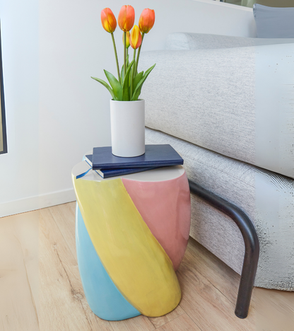 Marshmallow side table