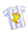 T-shirt Rayé Enfant Flida le Canard avec Glaces