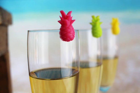 Marque-verres Ananas colorés