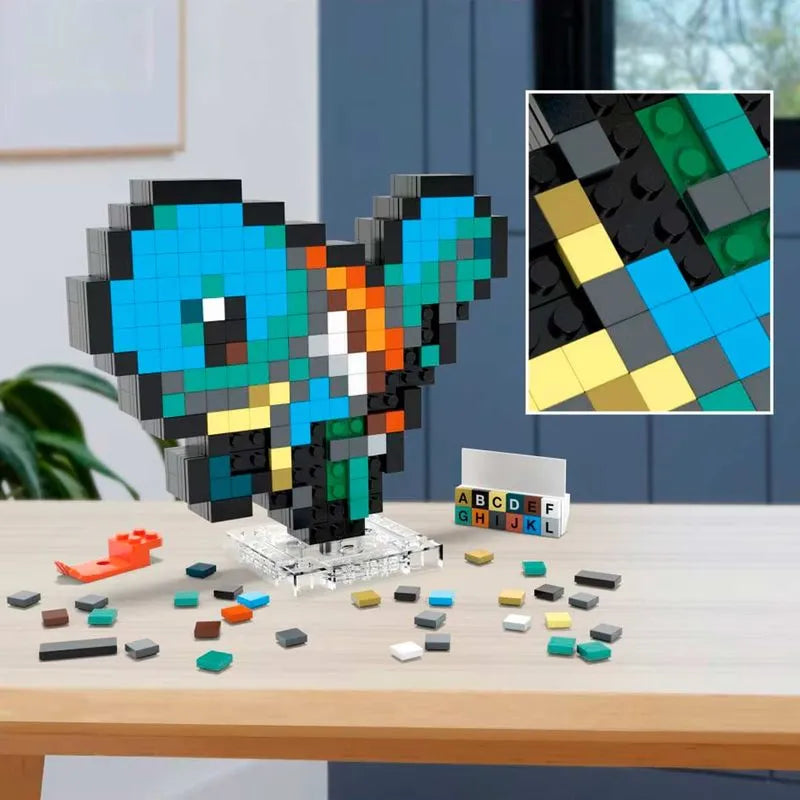 Jeu de Construction MEGA Pokémon - Carapuce Pixel Art