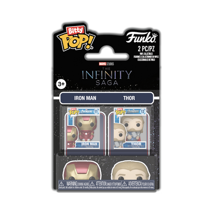 Bitty Pop! Iron Man & Thor 2-Pack – visuel officiel Funko