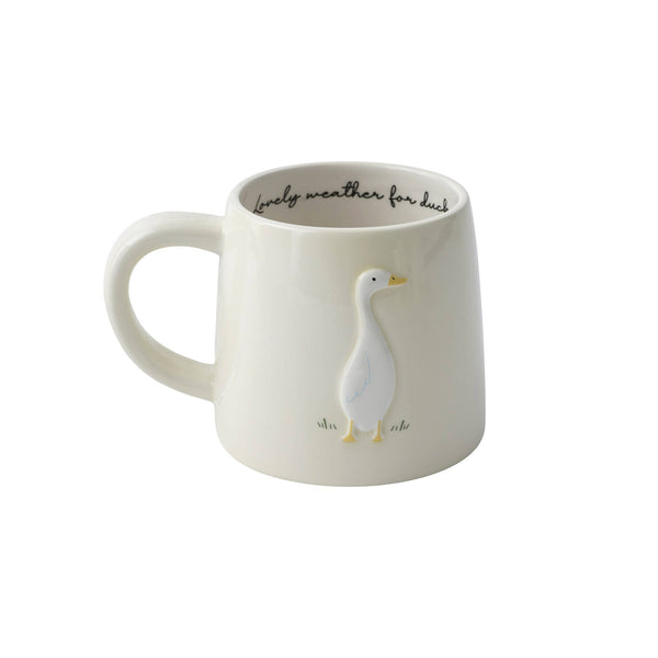 "Lovely Weather For Ducks" Duck Mug