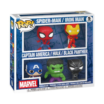 Funko Pop! Marvel 5-Pack - vue officielle 2