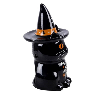 Brûle-parfum Halloween Chat noir Frightful Folk