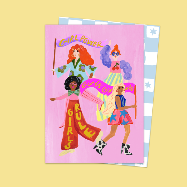 Girls Rule card