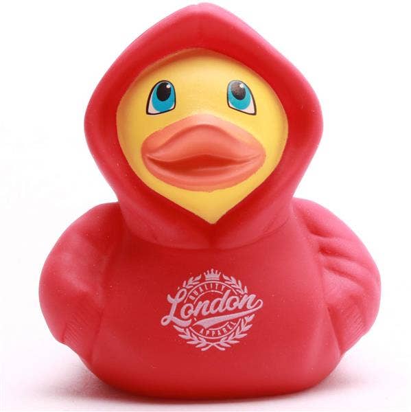 Duck Hoodie London - red
