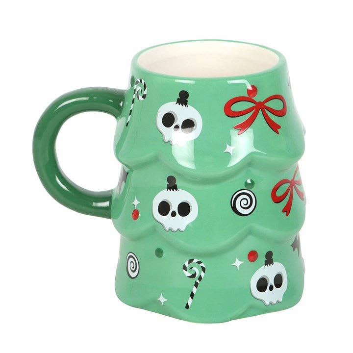 Happy Creepmas Mug Gothic Christmas Tree