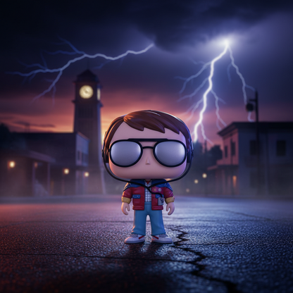 Pop! Marty McFly with Glasses