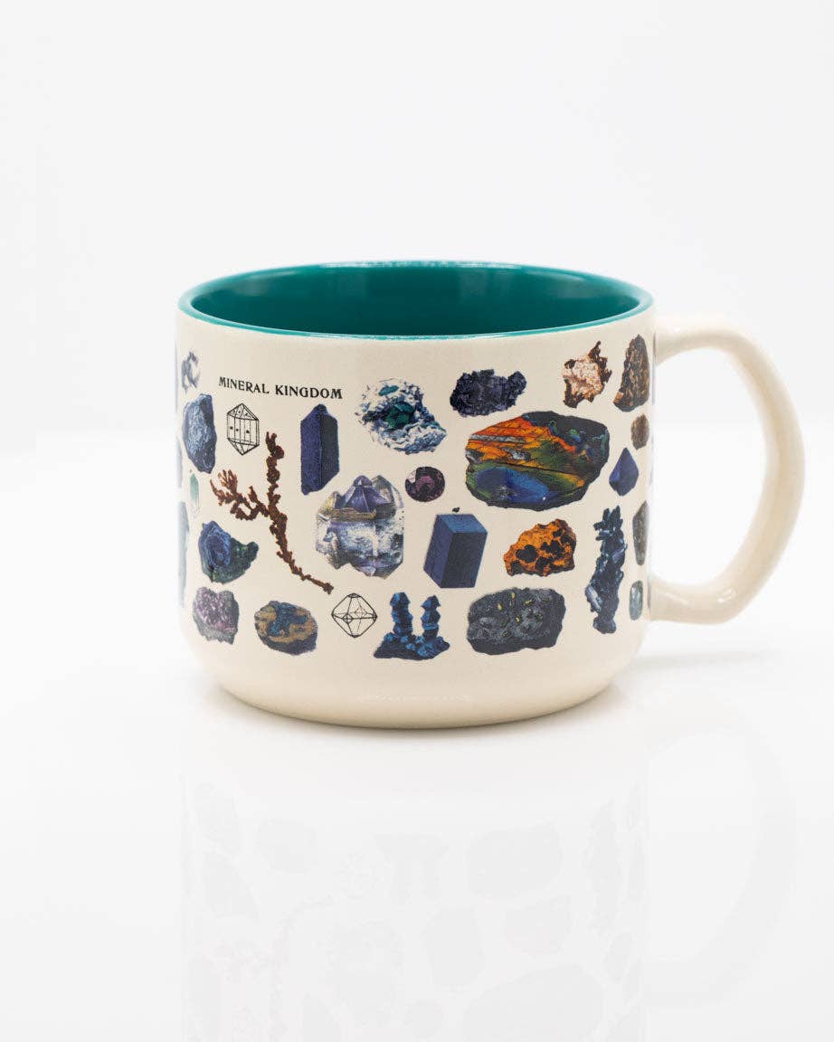 Mug Gemmes et Minéraux – produit scientifique Cognitive Surplus EU, vue 1