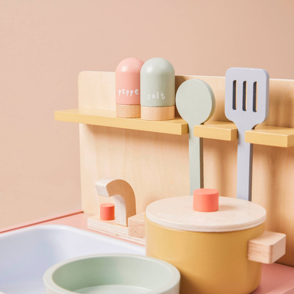 Children's Kitchen Set with Wooden Tabletop (FSC Certified)