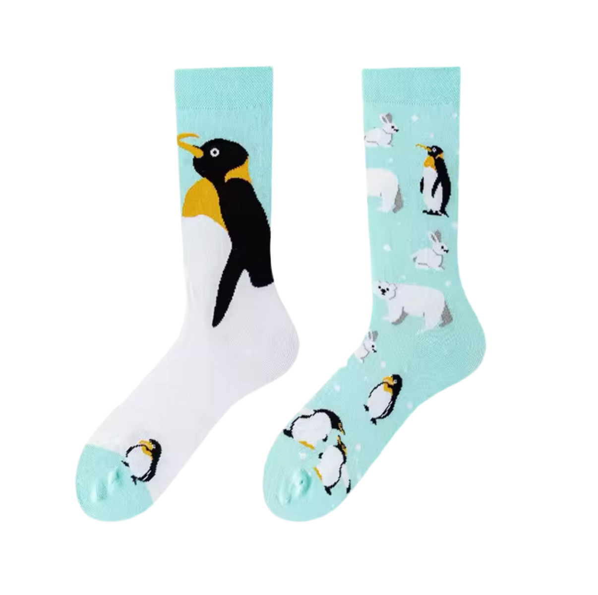 Chaussettes Dépareillées Animaux Polaires
