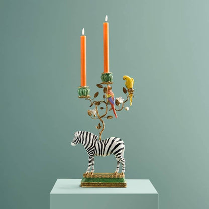 Zebra chandelier, poly/metal, 27 x 9 x 45 cm