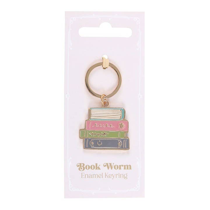 Book Worm Keychain