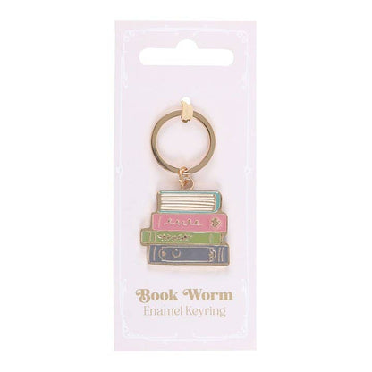 Book Worm Keychain