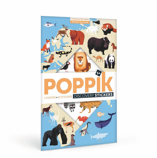 Animals of the World - Sticker Poster - Discovery 5+