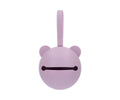 Porte-sucette en Silicone Ours Lilas