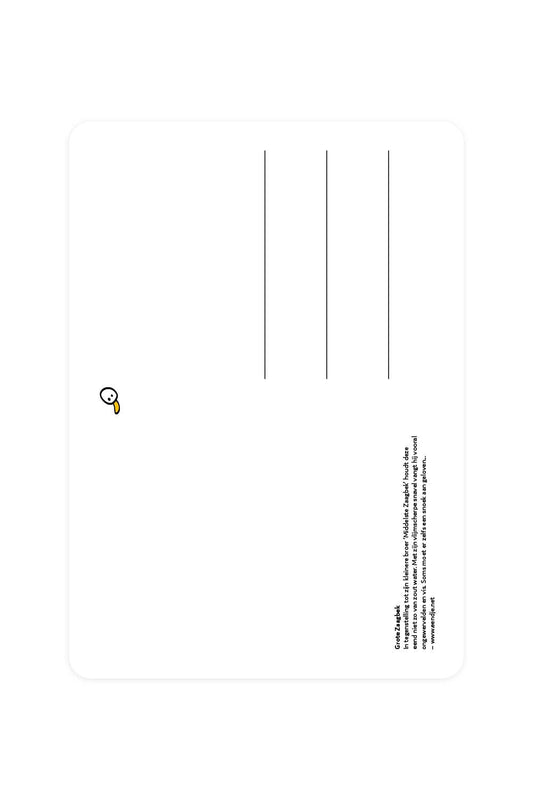 Carte postale avec Big Sawbill