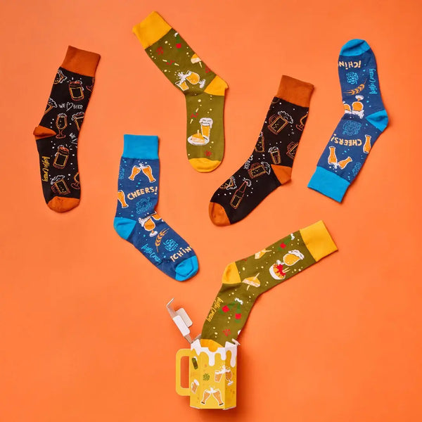 Beer Socks Gift Set - 3 Pairs