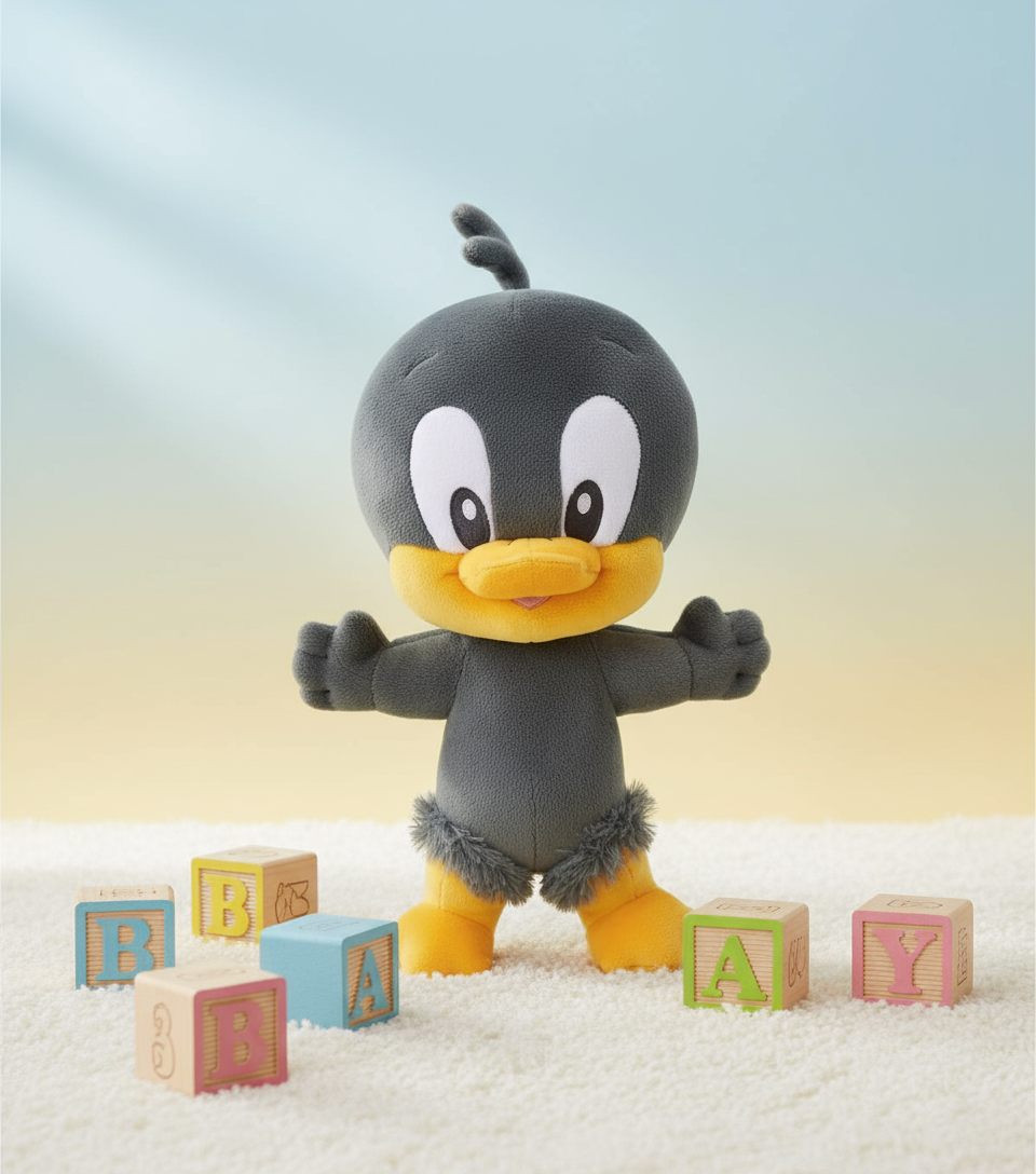 Peluche Looney Tunes - Baby Daffy