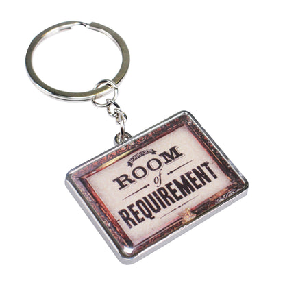 Keyring with letterhead card - Harry Potter (room requirements)