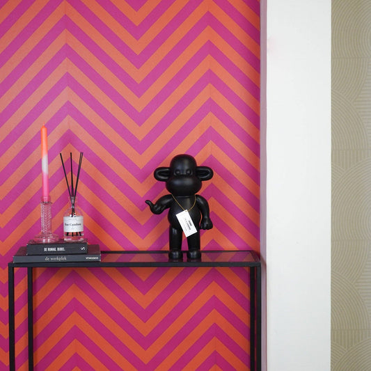 Ornament - Hanging Loose Monkey Figurine 'The Legend' - Polyresin - Black - 20.5x13.5x35cm