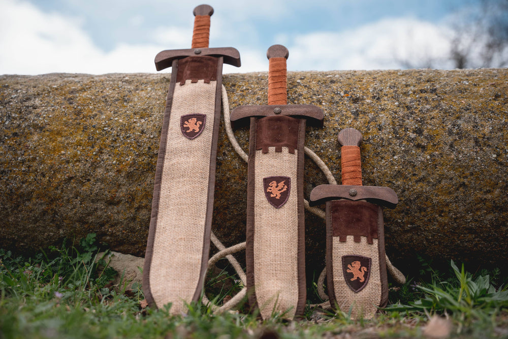 Dague Rustik Nature + Fourreau en Jute