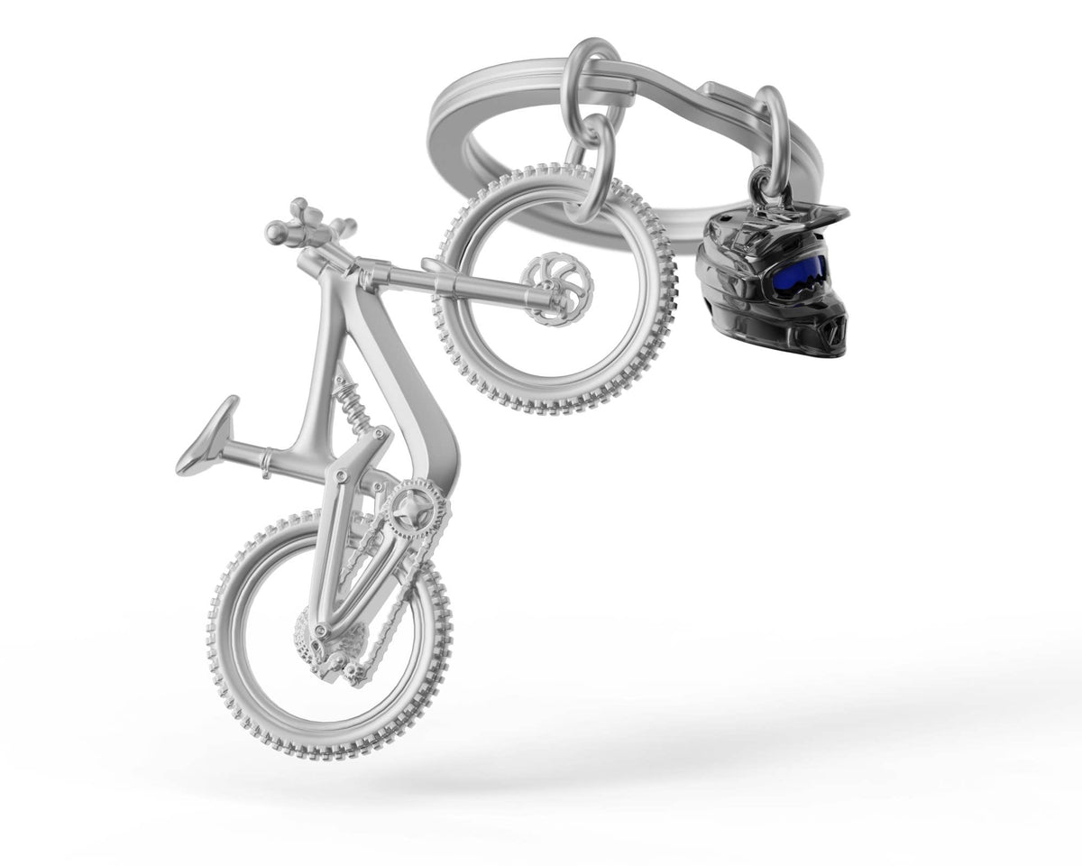 Downhill MTB keychain