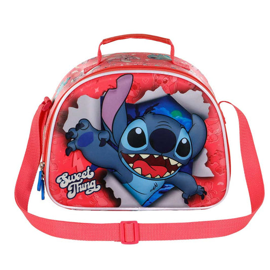 Lilo &amp; Stitch Thing 3D Lunch Bag, Pink