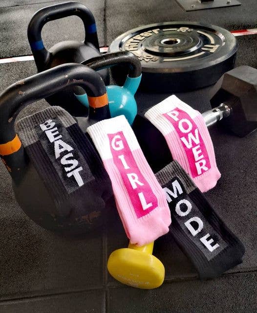 Calzini Girl Power - Rosa