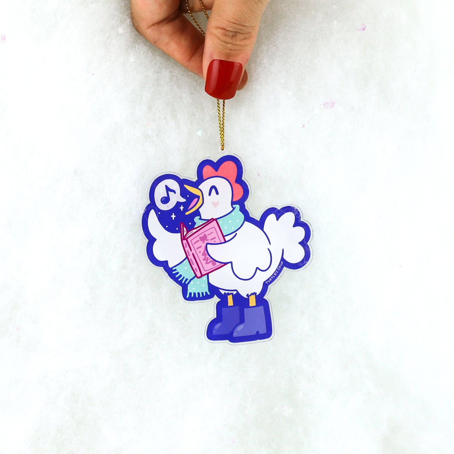 Singing Hen Christmas Decoration