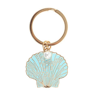 Porte-clés Coquillage et Perle « The World is your Oyster »