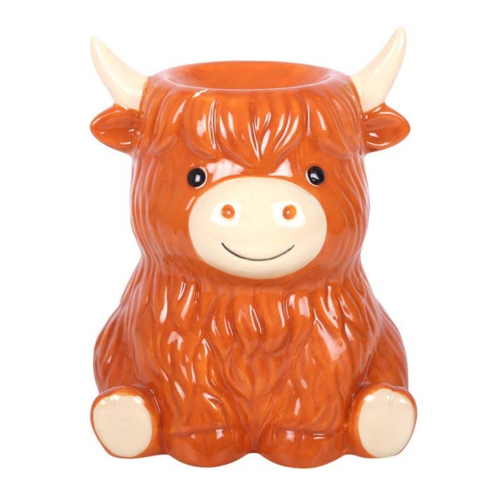 Brûle-parfum et chauffe‑cire Vache des Highlands