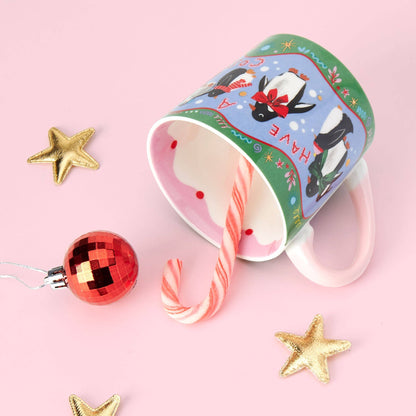 Mug Pingouins de Noël