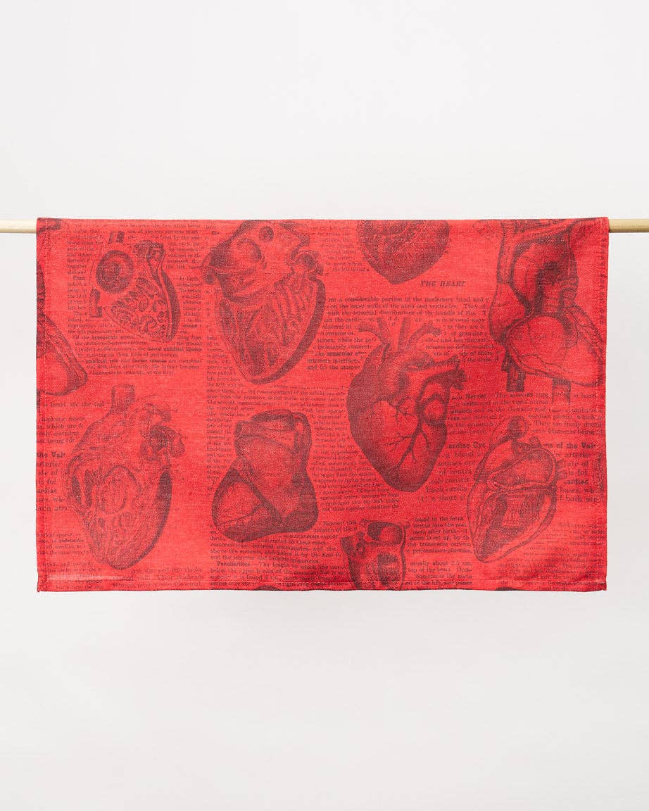 Strofinaccio a forma di cuore anatomico