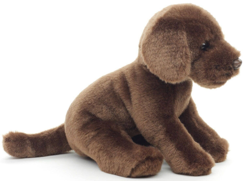 Peluche chiot labrador marron