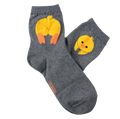 Grey Socks Yellow Duck Crossing