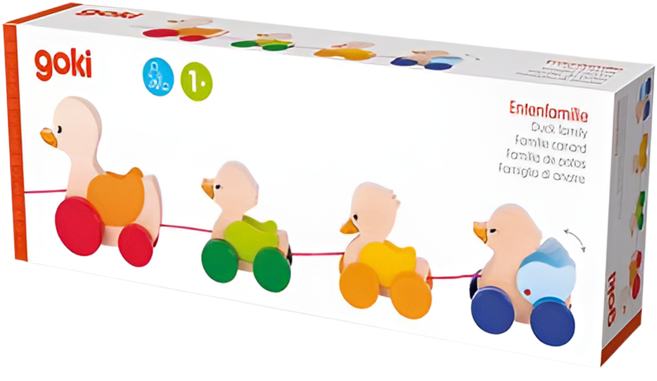 Animal à tirer - Grande Famille Canard