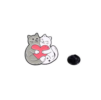 Cats in Love Pins