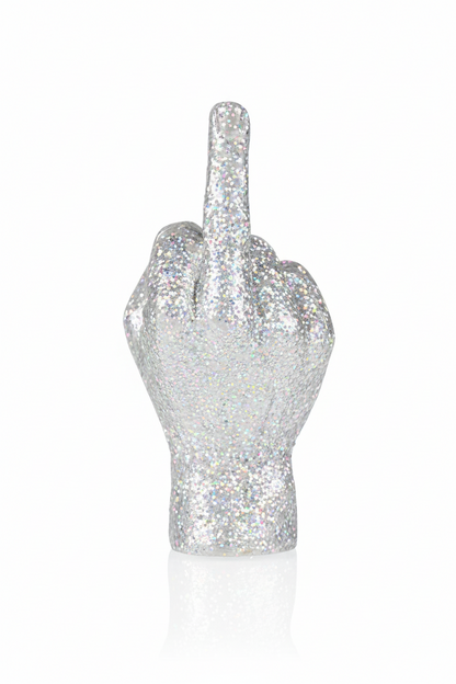 F**k Hand Magnetic Photo Holder - White