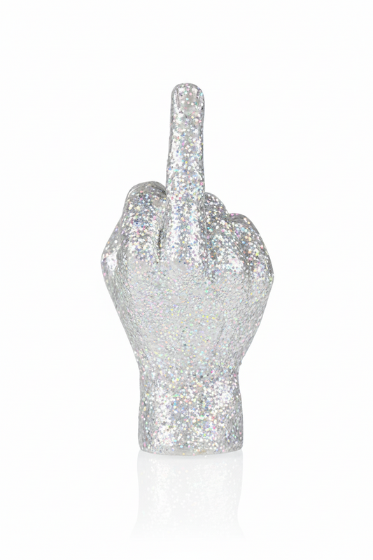 F**k Hand Magnetic Photo Holder - White