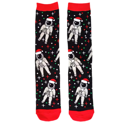 chaussettes astronautes de noel