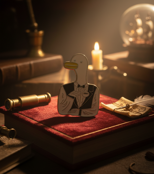 White Duck Butler Pin